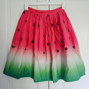 Unique Vintage Watermelon Skirt Size Medium 🍉